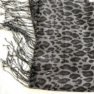 New silver scarf / shawl